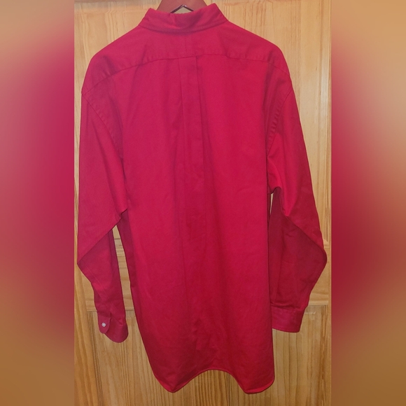 Mens Long Sleeve Ralph Lauren Red Blake Button Down Shirt. Size Large - Picture 3 of 6